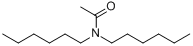 N,N-二正己基乙酰胺;N,N-二正己基乙酰胺;N,N-二正己基乙酰胺, 98+%分子式结构图