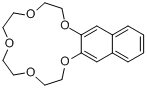 2,3-萘并-15-冠醚-5分子式结构图