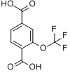 2-(三氟甲氧基)对苯二甲酸;2-(三氟甲氧基)硫代苯酚分子式结构图