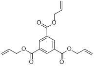 苯均三酸三烯丙基酯分子式结构图