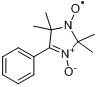 2,2,5,5-四甲基-4-苯基-3-咪唑啉-3-氧化物-1-氧基分子式结构图