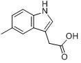 5-甲基吲哚-3-乙酸分子式结构图