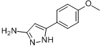 3-氨基-5-(4-甲氧苯基)吡唑分子式结构图