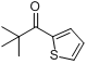 2-(三甲基乙酰基)噻吩分子式结构图