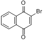 2-溴-1,4-萘并醌分子式结构图