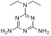 2,4-二氨基-6-二乙胺-1,3,5-三嗪分子式结构图
