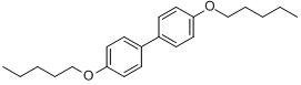 4,4-二正戊氧基联苯分子式结构图