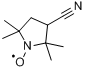 3-氰基-2,2,5,5-四甲基-1-吡咯烷基氧化物分子式结构图