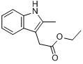 2-甲基-3-吲哚乙酸乙酯分子式结构图
