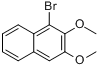 1-溴-2,3-二甲氧基萘分子式结构图