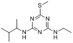 异戊乙净;N-(1,2-二甲基丙基)-N-乙基-6-(甲基硫)-1,3,5-三嗪-2,4-二胺分子式结构图