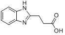 2-苯并咪唑丙酸分子式结构图