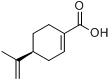 4-异丙烯基环己烯-1-羧酸分子式结构图