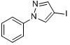 1-苯基-4-碘吡唑分子式结构图