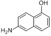 6-氨基-1-萘酚分子式结构图