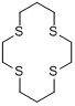 1,4,8,11-四硫环十四烷;1,4,8,11-四硫代环十四烷;分子式结构图