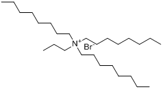 三辛基丙基溴化铵;丙基三辛基溴化铵分子式结构图