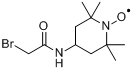 4-(2-溴乙酰胺)-TEMPO分子式结构图