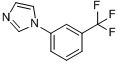 1-(3-三氟甲基苯基)咪唑分子式结构图