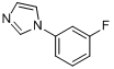 1-(3-氟苯基)咪唑分子式结构图