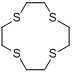 四硫环十二烷分子式结构图