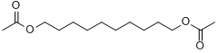 1,10-二乙酰氧基癸分子式结构图
