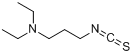 3-(二乙基氨基)丙基硫代异氰酸酯;3-(二乙基氨基)丙基异硫氰酸酯;3-(二乙基氨基)丙基 硫代异氰酸酯;3-(二乙?分子式结构图