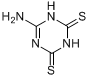 2-氨基-1,3,5-三嗪-4,6-二硫醇;6-阿-1,3,5-三吡啶-2,4-二丁酯分子式结构图