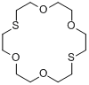 1,10-二硫代-18-冠-6分子式结构图