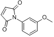 1-(3-甲氧苯基)-1H-吡咯-2,5-二酮;1-(3-甲氧苯基)-1H-吡咯-2,5-二酮;分子式结构图