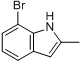 7-溴-2-甲基吲哚分子式结构图