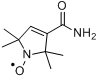 氨基甲酰基-2,2,5,5-四甲基-3-吡咯啉-1-氧基;3-甲氨酰基-2,2,5,5-四甲基-3-吡咯啉-1-氧;3-氨基甲酰-2,2,5,5分子式结构图
