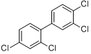 2,3ˊ,4,4ˊ-四氯联苯;2,3ˊ,4,4ˊ-四氯联苯;分子式结构图