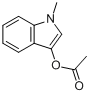 乙酸-N-甲基吲哚氧基酯;N-甲基吲哚氧基乙酸酯分子式结构图