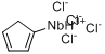 三羰基(η-环戊二烯基)四氯化铌(V);四氯化环戊二烯基铌;三羰基(Η-环戊二烯基)四氯化铌分子式结构图