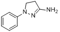 3-氨基-4,5-二氢-1-苯基吡唑;3-氨基-4,5-二氢-1-苯基吡唑;分子式结构图