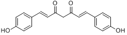 (1E,6E)-1,7-Bis(4-hydroxyphenyl)-1,6-heptadiene-3,5-dione分子式结构图