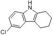 6-氯-1,2,3,4-四氢咔唑分子式结构图