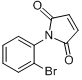 N-(3-溴苯基)马来酰亚胺分子式结构图