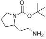 2-(2-Aminoethyl)pyrrolidine-1-carboxylicacidtert-butylester分子式结构图