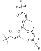 1,1,1-三氟乙酰丙酮钕(III)分子式结构图