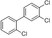 2ˊ,3,4-三氯联苯;2ˊ,3,4-三氯联苯;分子式结构图