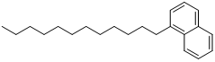 1-十二烷基萘分子式结构图