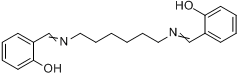 N,N-双(水杨基)-1,6-己二胺分子式结构图