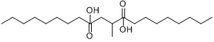 丙二醇二壬酸酯;丙二醇二壬酸酯;二壬酸-1,2-丙二醇酯;分子式结构图