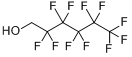 十一氟正己烷-1-醇;十一氟正己烷-1-醇分子式结构图