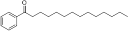 十四烷苯酮;苯基三烷基酮分子式结构图