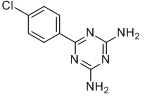 2,4-二氨基-6-(4-氯苯基)-1,3,5-三嗪分子式结构图