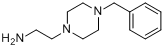 1-(2-氨乙基)-4-苄基哌嗪;2-(4-苄基哌嗪基)乙基-1-胺分子式结构图