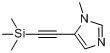 5-[(三甲基硅烷)乙炔基])-1-甲基咪唑分子式结构图